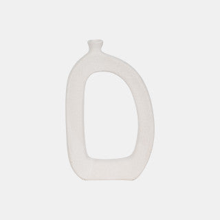 11" Open Cut-Out Rough Vase