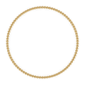 2MM Gold Ball Bracelet