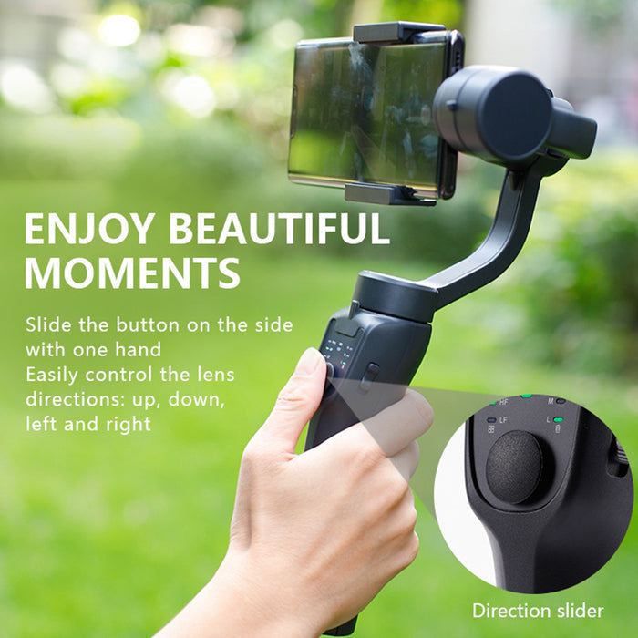 3-Axis Smartphone Gimbal Stabilizer – Bluetooth Handheld Tripod