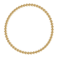 3MM Gold Ball Bracelet