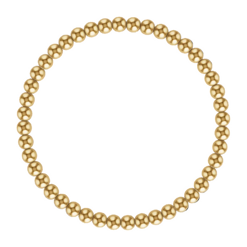 4MM Gold Ball Bracelet