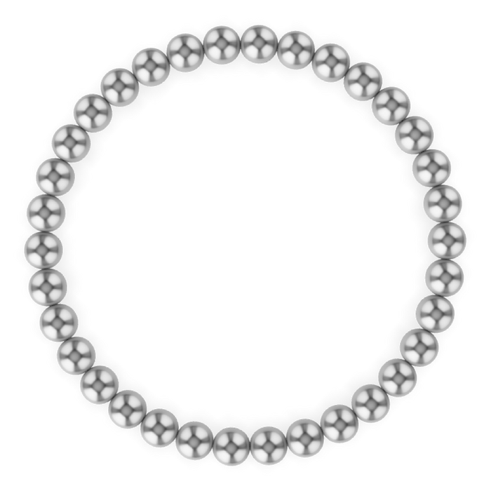 5MM Silver Ball Bracelet