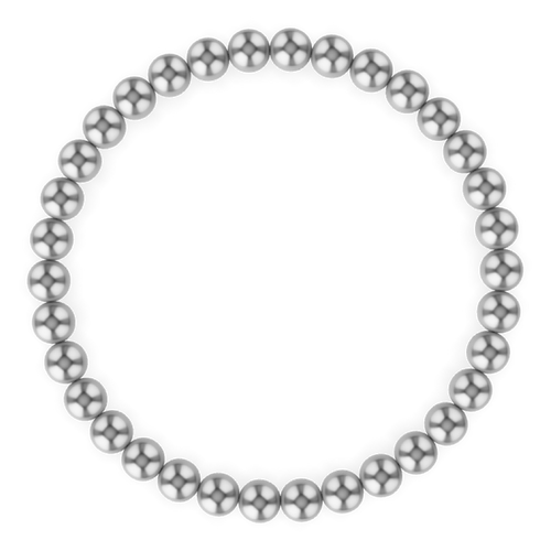 5MM Silver Ball Bracelet