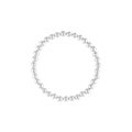 5MM Silver Bubble Bead Bracelet