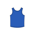 7.2 Preorder Girls Blue White Sleeveless Active Tank Top