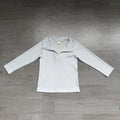 7.6 BT1878 Preorder Kids Boys Blue Long Sleeve Zipper Pullover Top