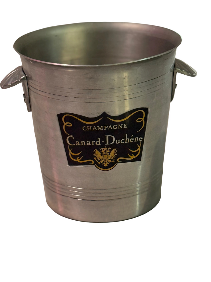 Vintage Canard-Duchene French Champagne Bucket - Metal with handle