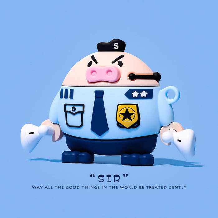 [Pig SIR] send Hook★Liquid silica gel★No falling cover / Apple Airpods 3/3 generation