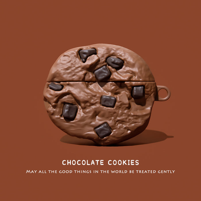 [Simulation chocolate cookies] free hook★Liquid silica gel★No falling cover / Apple AirPods Pro