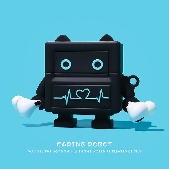 [Heartbeat robot] send Hook★Liquid silica gel★No falling cover / Apple airpods 1/2 generation Universal