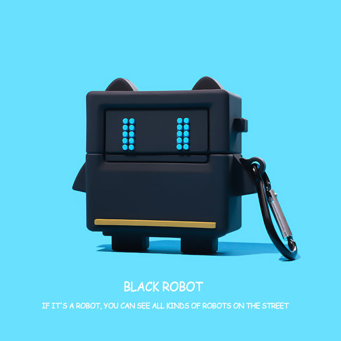 [Black Bottom robot] send Hook★Liquid silica gel★No falling cover / Apple Airpods 3/3 generation
