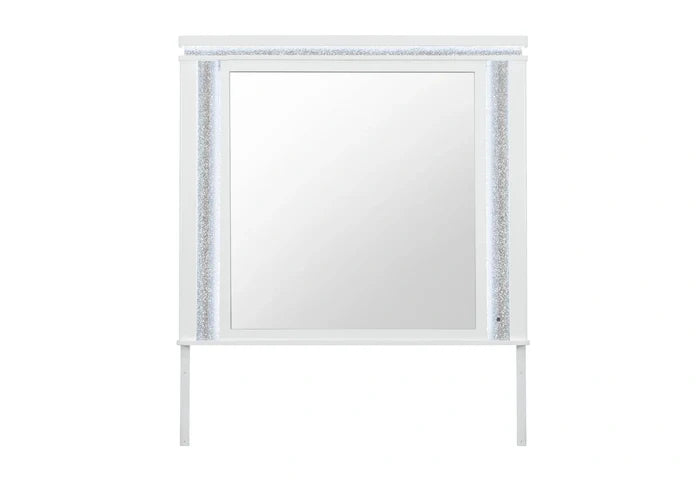 Alina White Mirror with LED