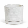 Amelia Cylinder White 7 inch