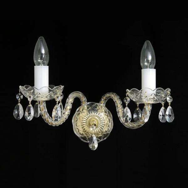 Balance 2 Light Crystal Wall Light - Wranovsky - Luxury Lighting BoutiqueWall LightsWranovsky