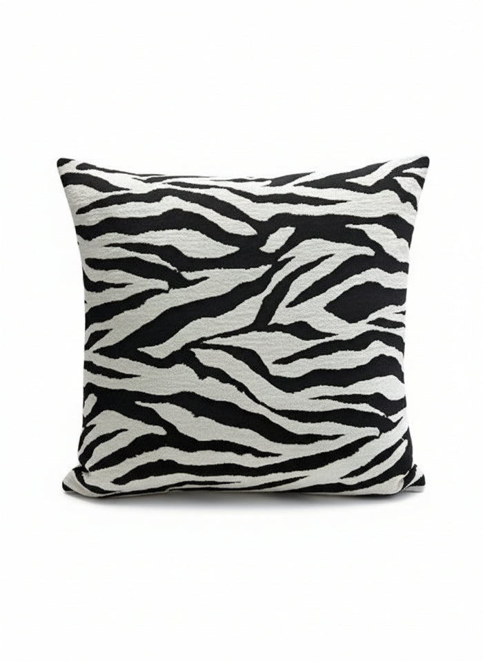 Black Zebra/Pink Pillow