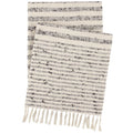 Black/Ivory Throw