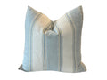 Blue and Green Stripe Pillow