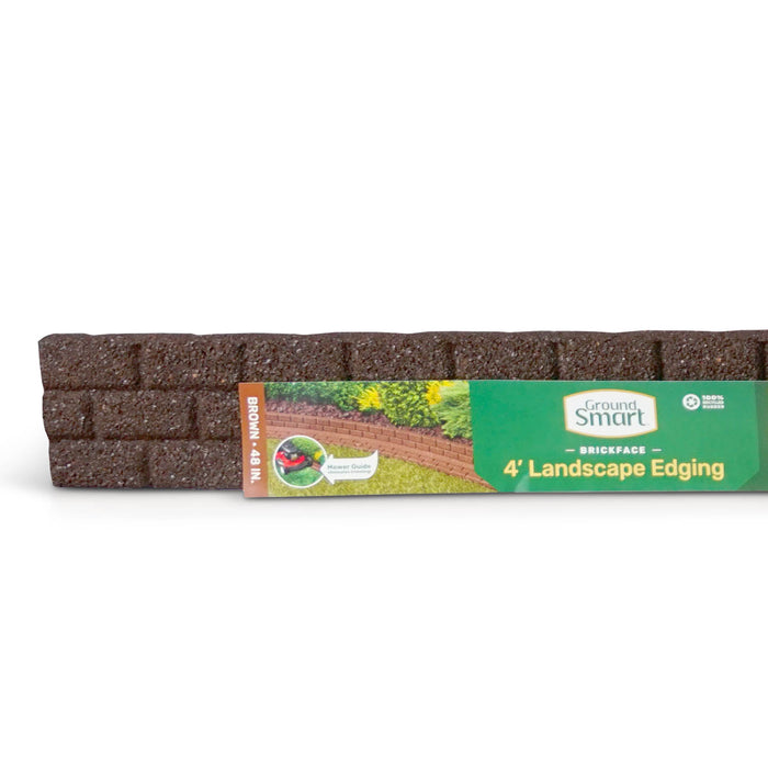 GroundSmart Brickface Edging Brown 48 inch