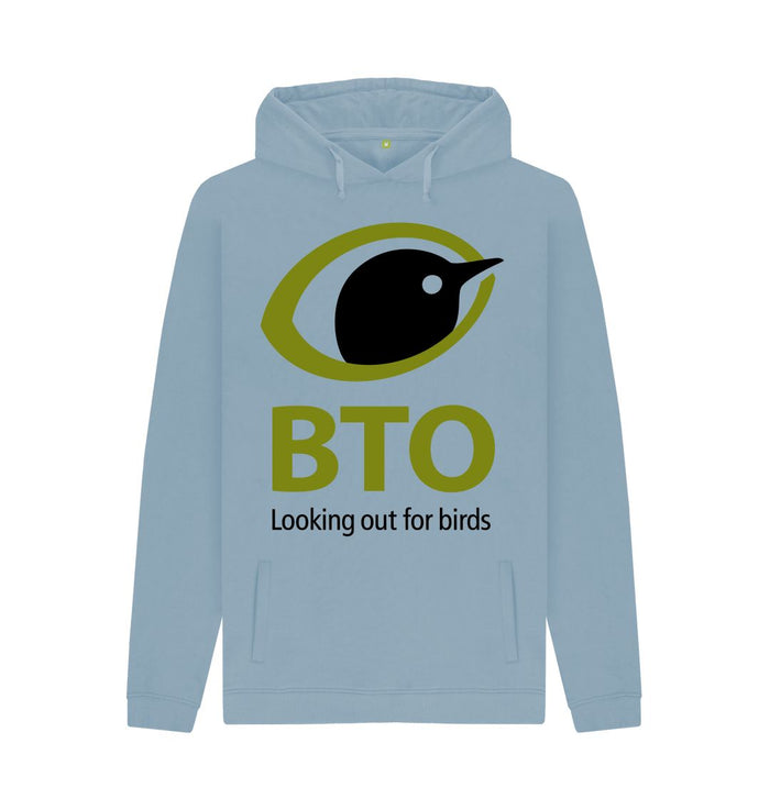 Stone Blue BTO Logo Men's Hoodie