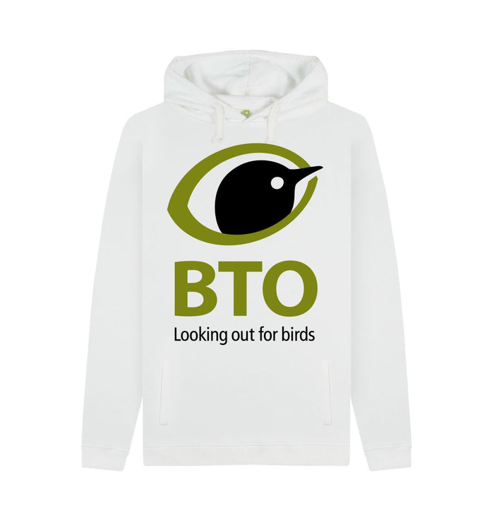 White BTO Logo Men's Hoodie