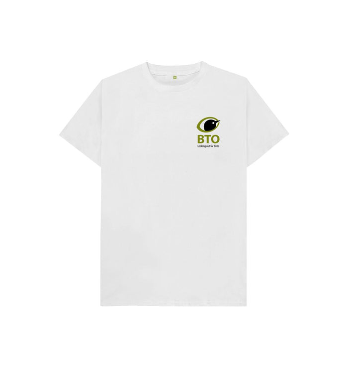 White BTO Pocket Logo Kids T-shirt