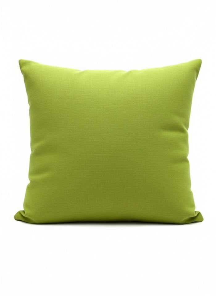 Chartreuse  and Grey Chevron Pillow