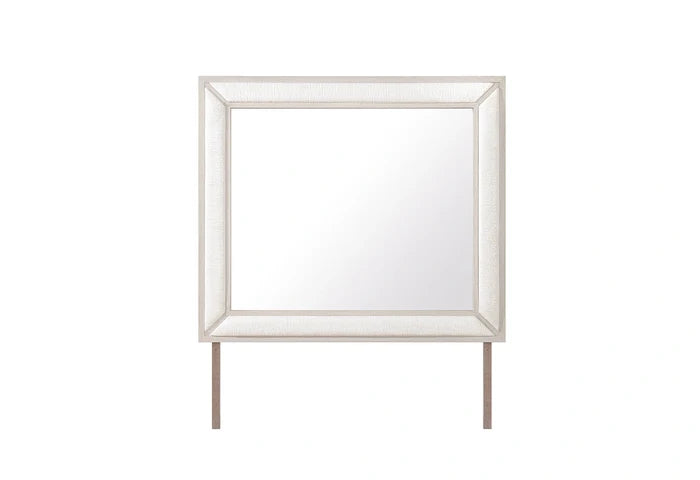 Clara Beige Upholstered Mirror