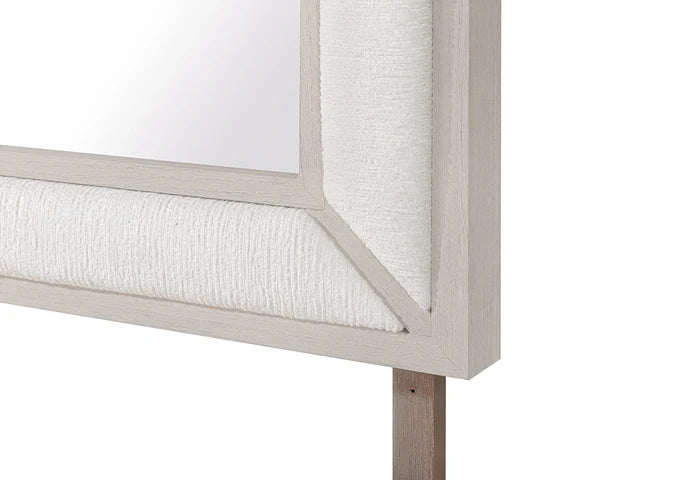 Clara Beige Upholstered Mirror