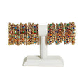 Color Wheel Bead Bracelet