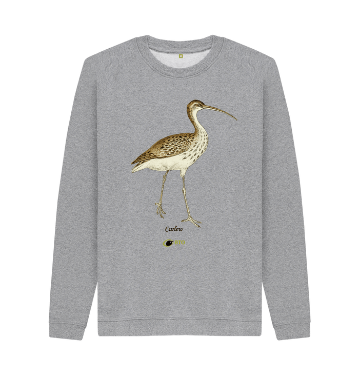 Light Heather Printed Sweater Front