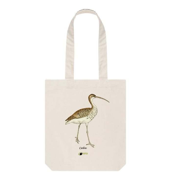 Natural Curlew Tote Bag