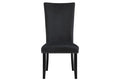 D03 Black Velvet Dining Chair