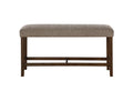 D4355 Brown Bar Table Bench