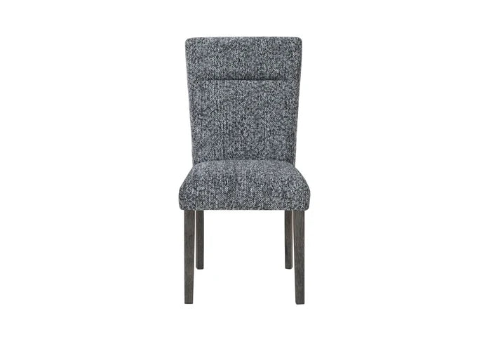 D86 Grey Dining Chair with Brown Legs