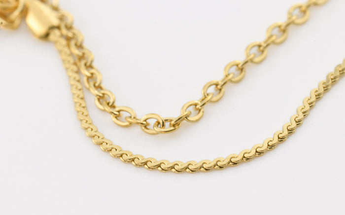 Dainty CZ Anklet - 18k Gold Diamond Ankle Bracelet
