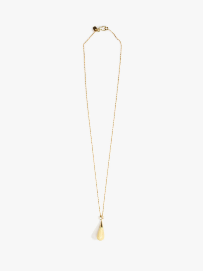 Dinosaur Designs Dew Drop Pendant, Lemon/14k Gold-Filled