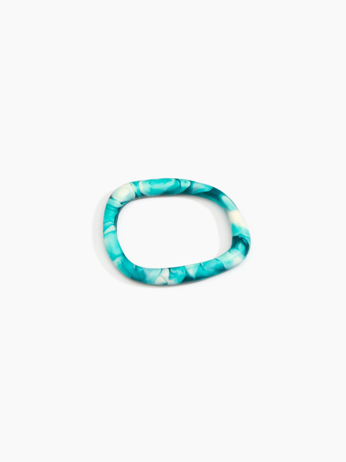 Dinosaur Designs Slate Bangle, Lagoon