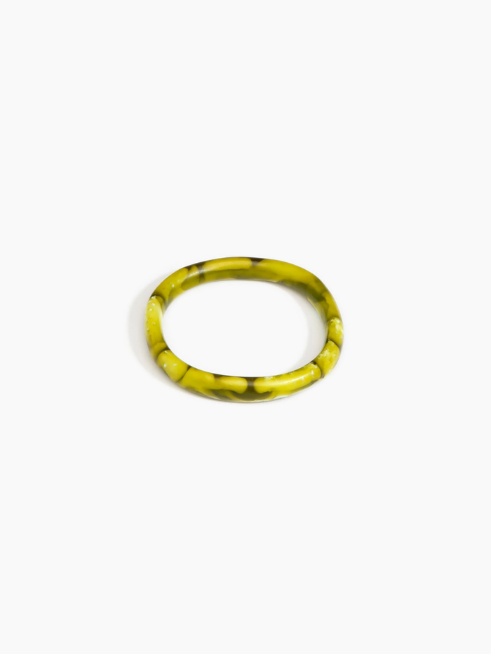 Dinosaur Designs | Wishbone Rock Bangle | Malachite