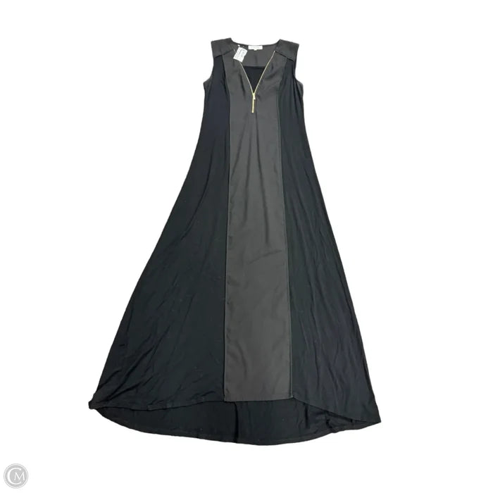 Dress Casual Maxi By Calvin Klein In Black, Size: S