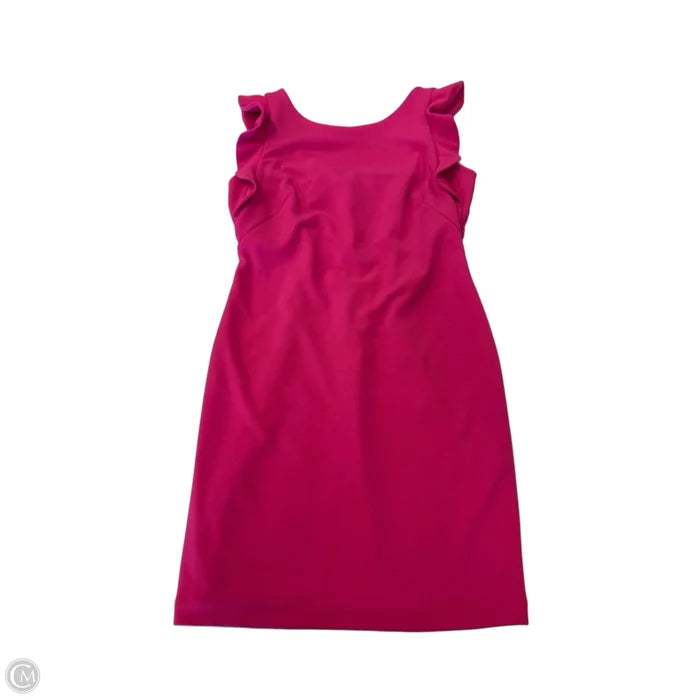 Dress Work By Calvin Klein In Pink, Size: 10