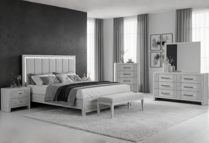 Elsie Grey Nightstand