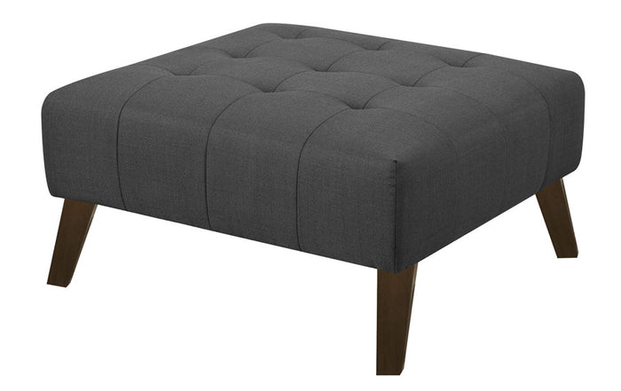 Emerald Home Furnishings Binetti Ottoman in Charcoal U3216-22-03