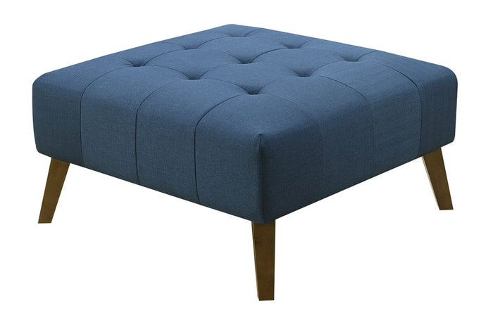 Emerald Home Furnishings Binetti Ottoman in Navy U3216-22-04