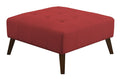 Emerald Home Furnishings Binetti Ottoman in Red U3216-22-02