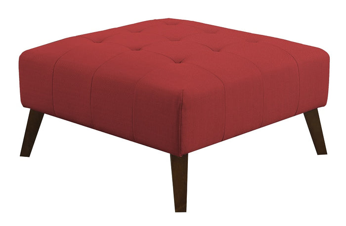 Emerald Home Furnishings Binetti Ottoman in Red U3216-22-02