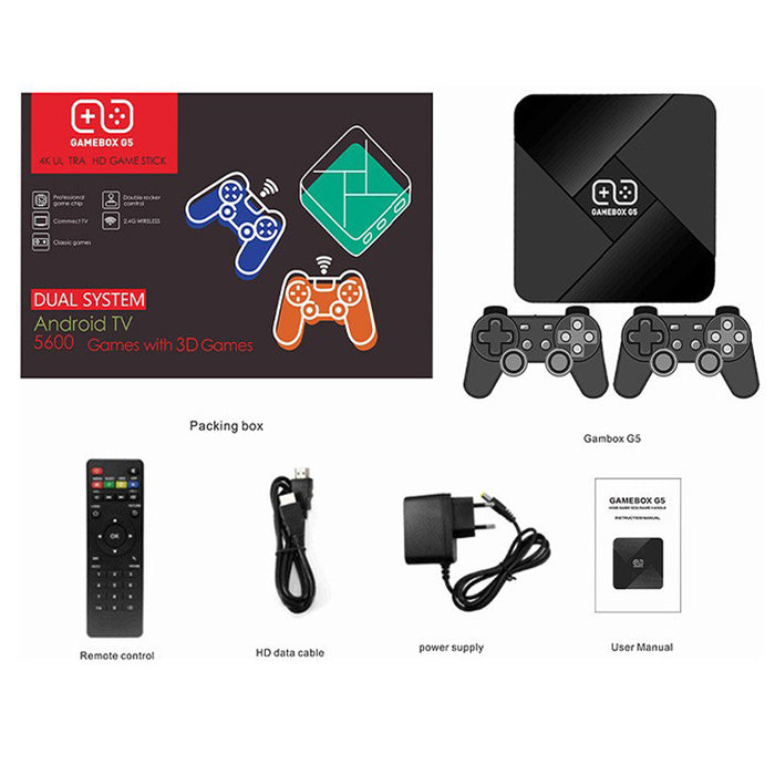 G5 Retro Game Console – 38,000+ Games, Wireless Controller