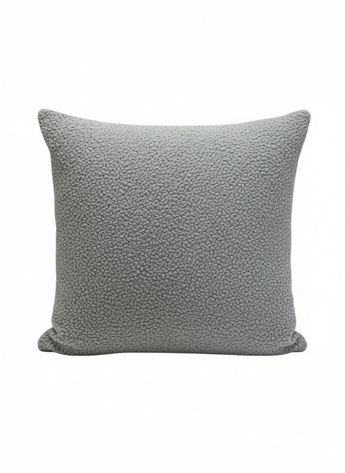 Grey and Red Abstract Pillow