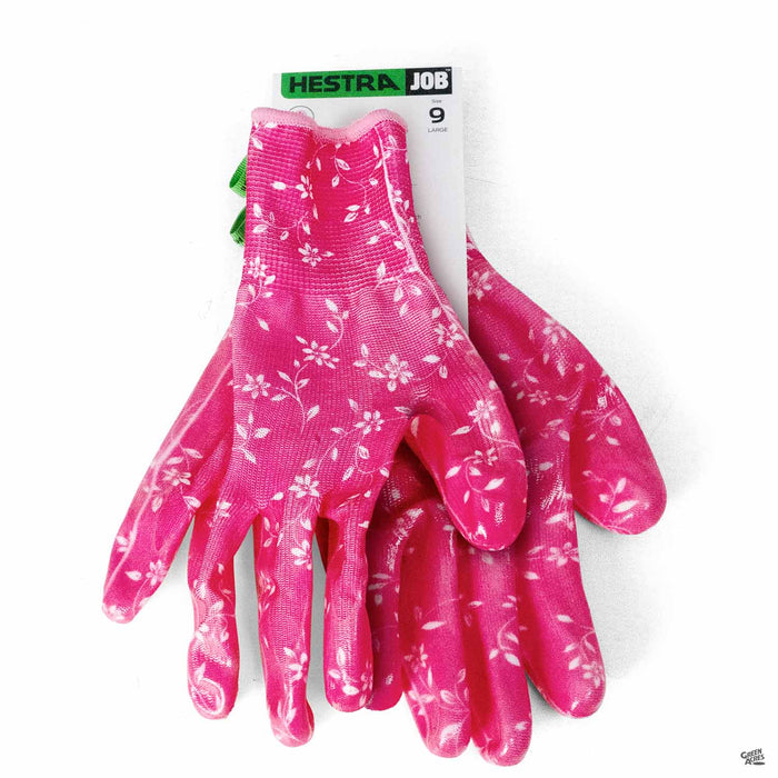 Hestra Garden Nitrile Dip Glove Fuchsia Large