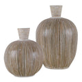 Islander Vases, White S/2