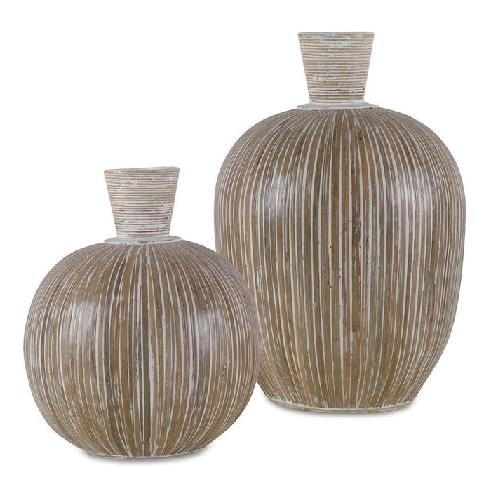 Islander Vases, White S/2